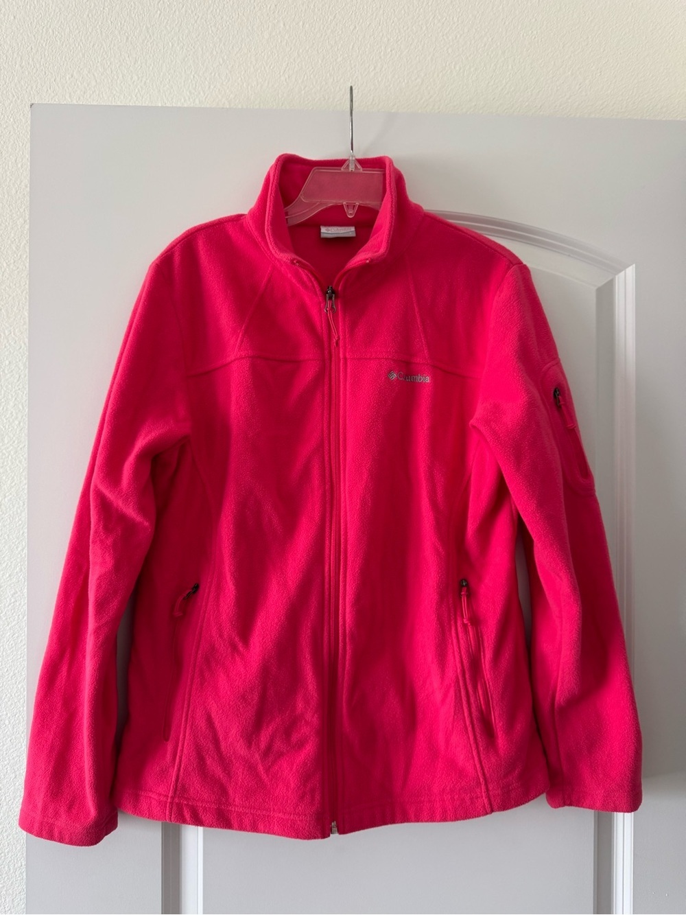 Pink Columbia Fleece Zip-up Jacket Size L